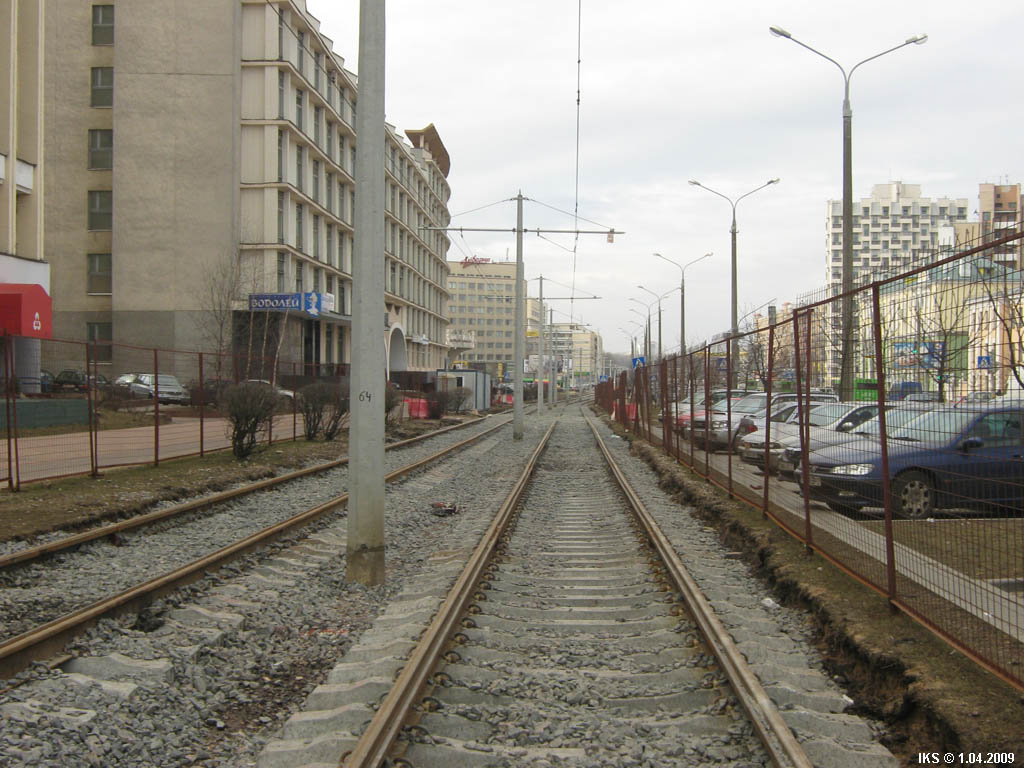 Минск — Ремонты трамвайных линий