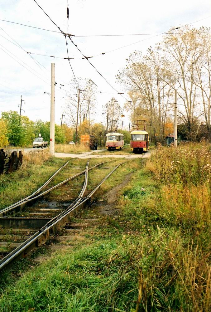Екатеринбург, Tatra T3SU (двухдверная) № 618; Екатеринбург, Tatra T3SU (двухдверная) № 646; Екатеринбург — Линия на Зеленый Остров Екатеринбург, Tatra T3SU (двухдверная) № 618; Екатеринбург, Tatra T3SU (двухдверная) № 646; Екатеринбург — Линия на Зеленый Остров