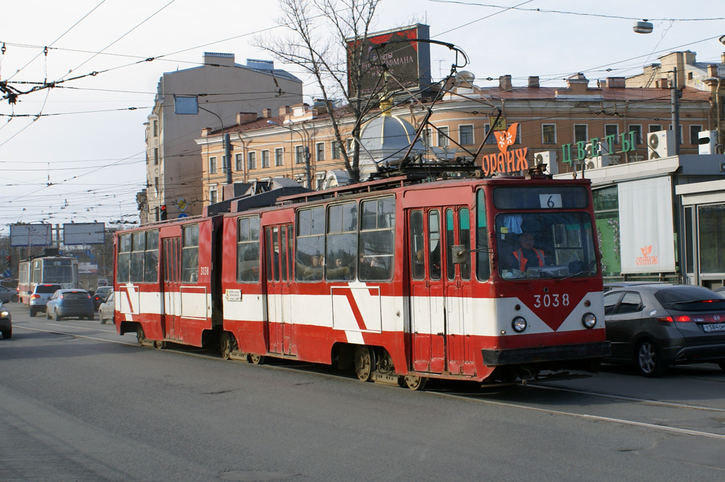 Санкт-Петербург, ЛВС-86К № 3038 Санкт-Петербург, ЛВС-86К № 3038