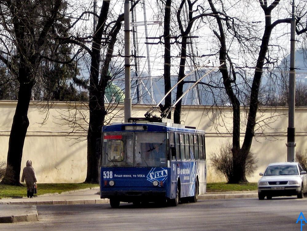 Львов, Škoda 14Tr02/6 № 538