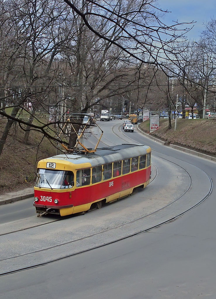 Харьков, Tatra T3SU № 3045