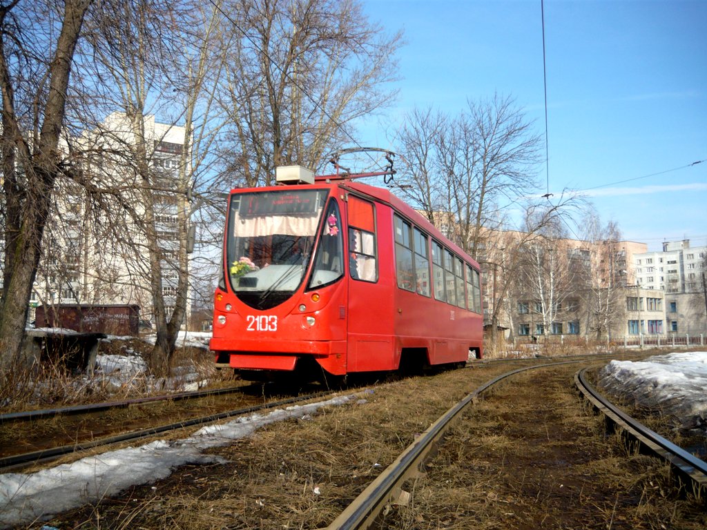 Казань, 71-134АЭ (ЛМ-99АЭ) № 2103