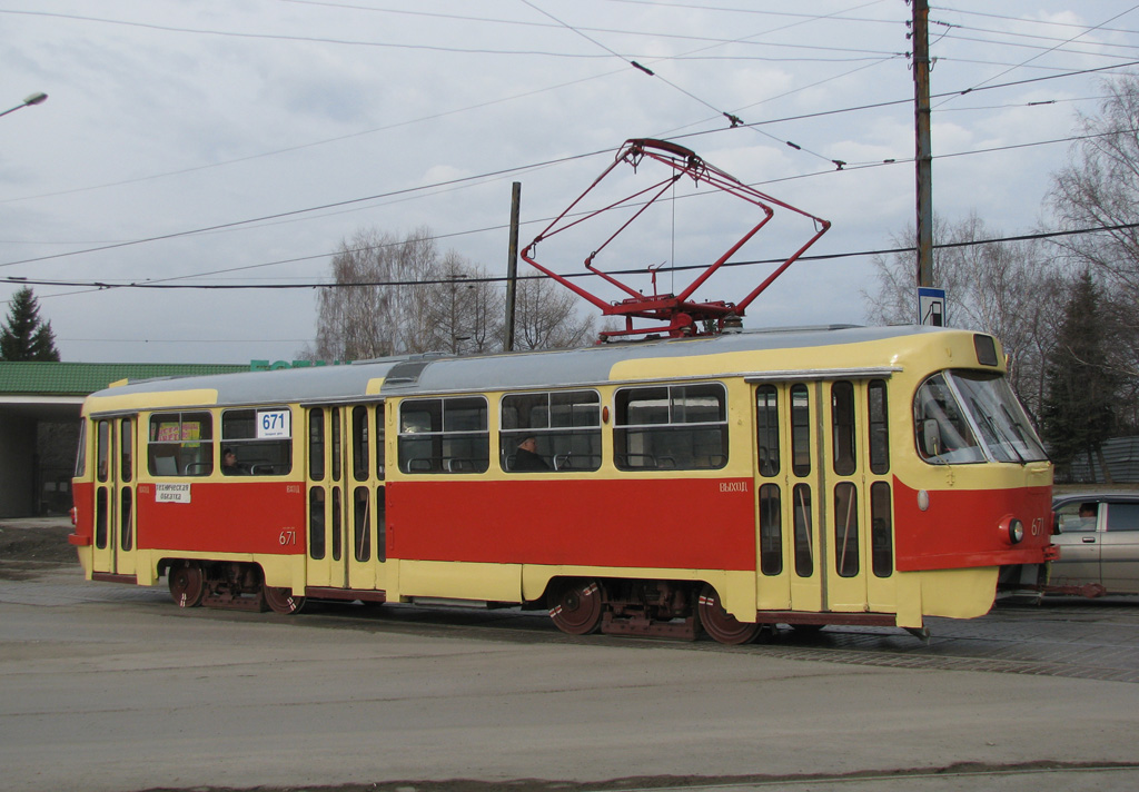 Екатеринбург, Tatra T3SU № 671 Екатеринбург, Tatra T3SU № 671