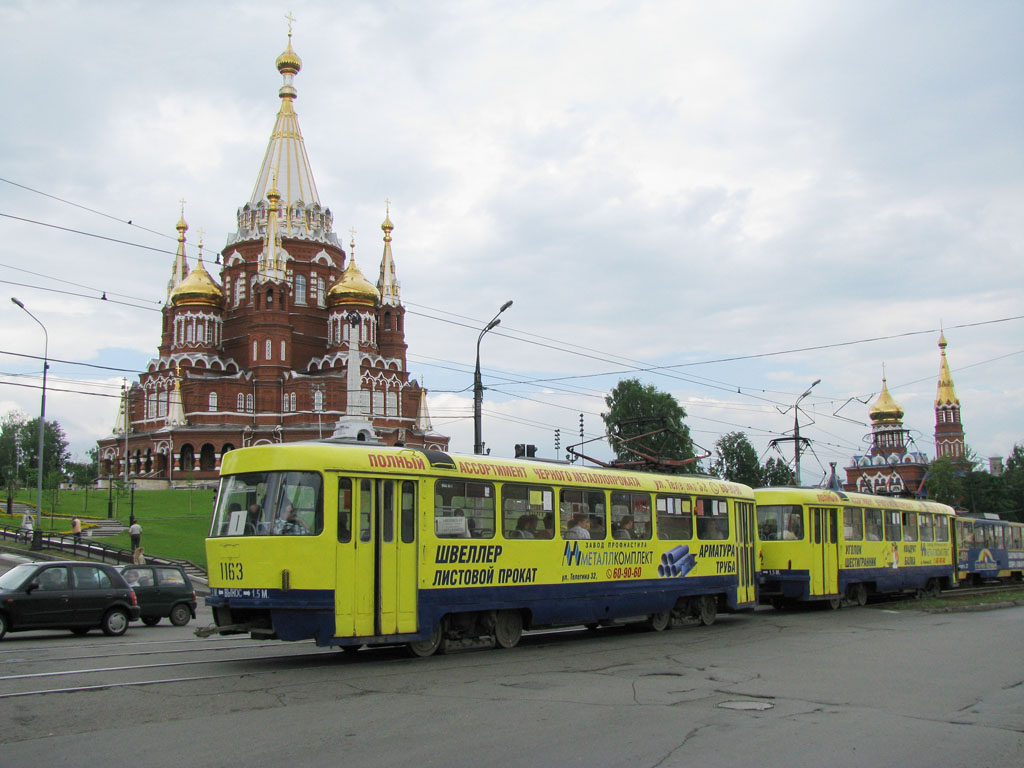 Ижевск, Tatra T3SU (двухдверная) № 1163