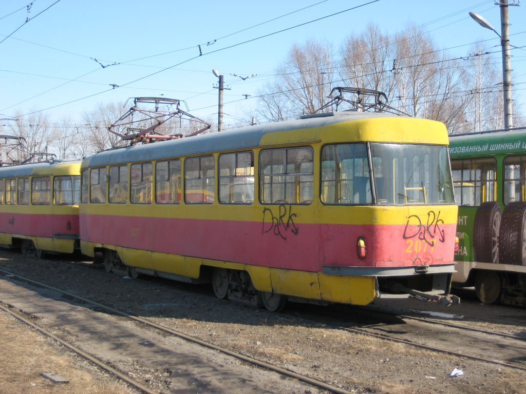 Ульяновск, Tatra T3SU (двухдверная) № 2077
