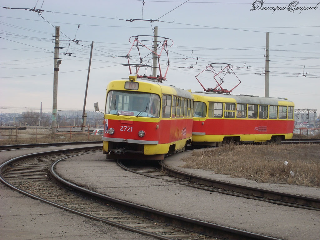 Volgograd, Tatra T3SU # 2721; Volgograd, Tatra T3SU # 2722 Volgograd, Tatra T3SU # 2721; Volgograd, Tatra T3SU # 2722