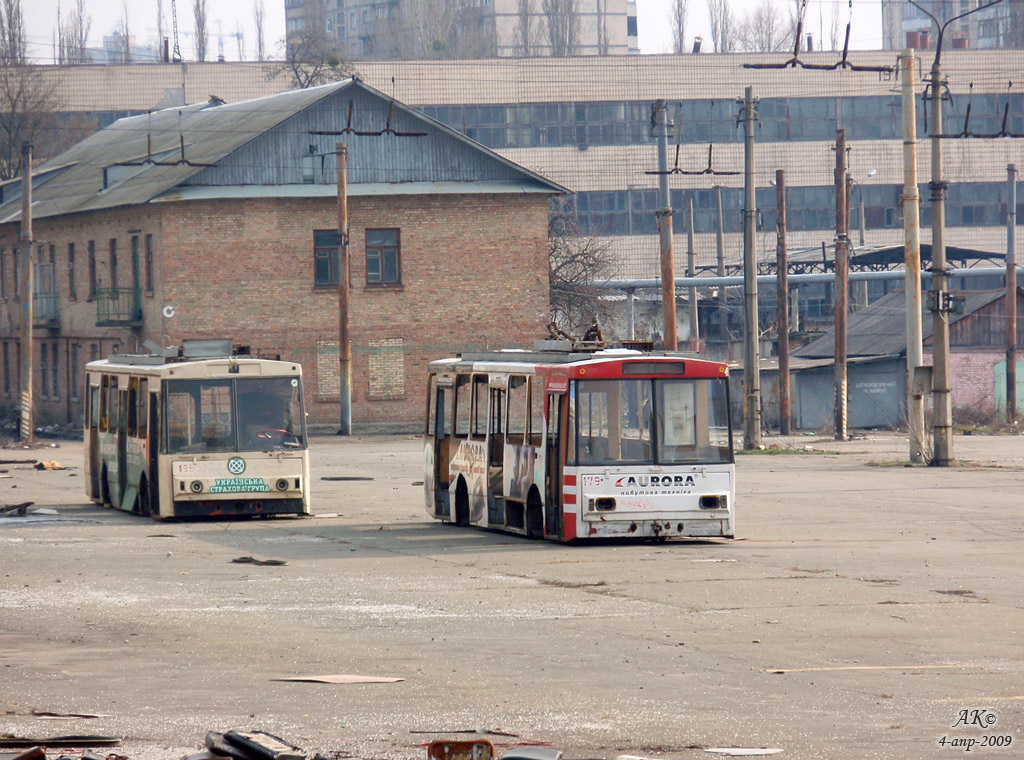 Киев, Škoda 14Tr02/6 № 179; Киев — Троллейбусные депо: 1. Старая территория на ул. Красноармейской (Большой Васильковской)