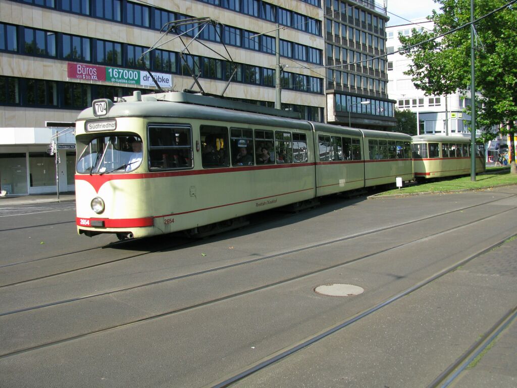 Дюссельдорф, Duewag GT8 № 2654