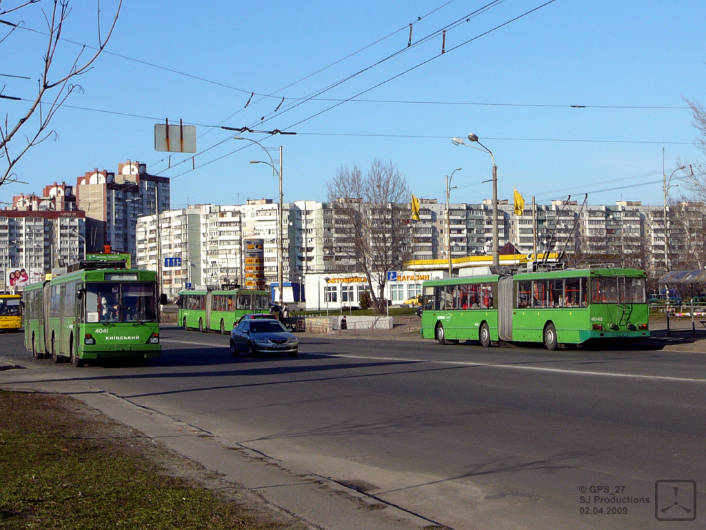 Киев — Троллейбусные линии: Левый берег