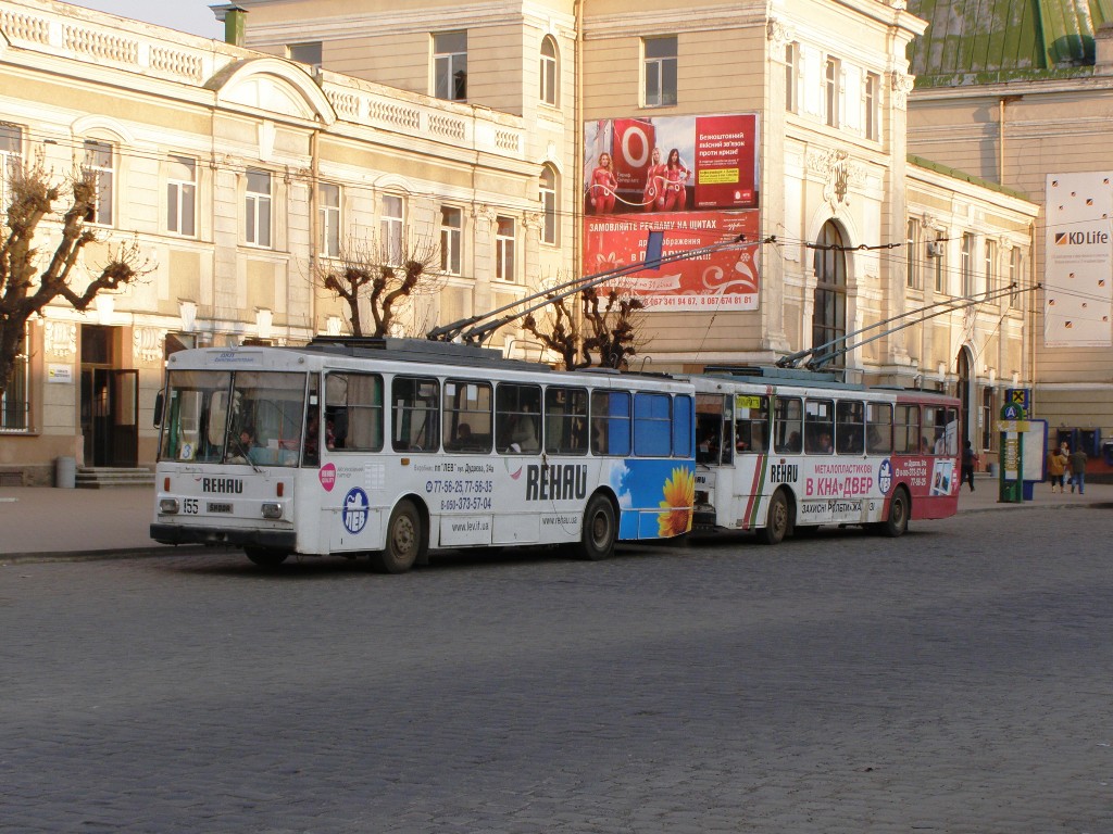 Івано-Франківськ, Škoda 14Tr02/6 № 155 Івано-Франківськ, Škoda 14Tr02/6 № 155