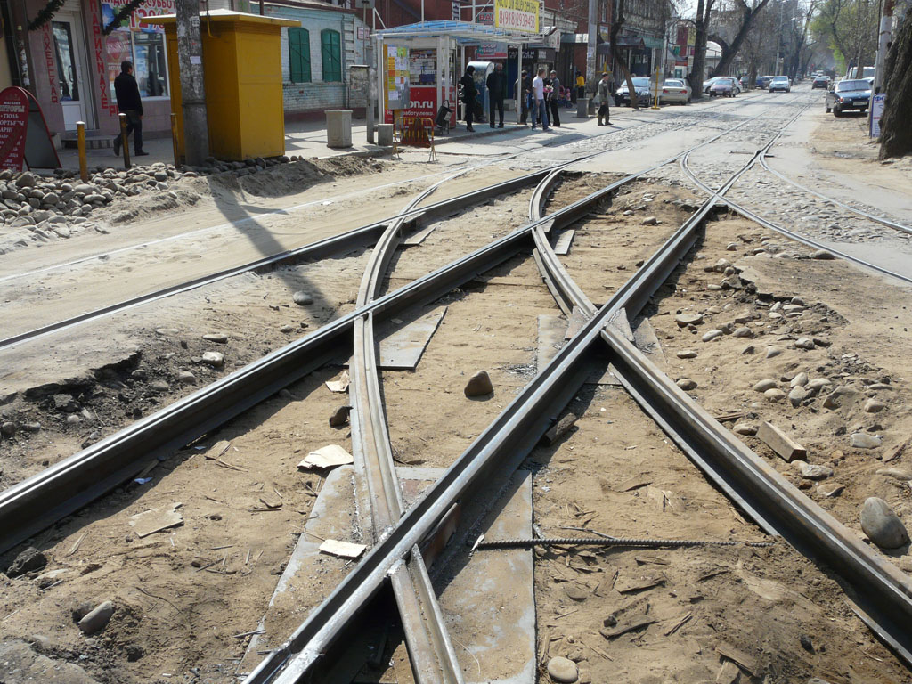 Краснодар — Ремонты трамвайных линий