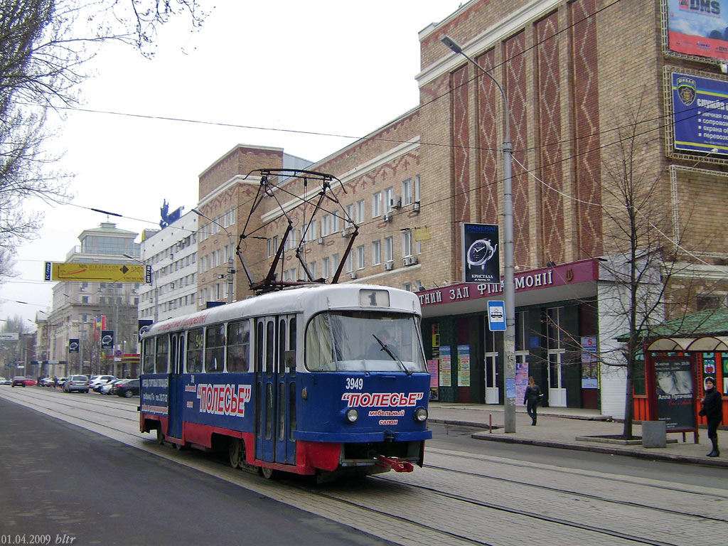 Донецк, Tatra T3SU № 949