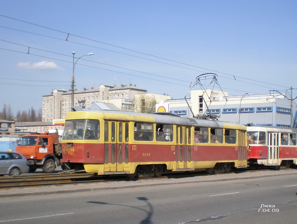 Киев, Tatra T3SU № 5545