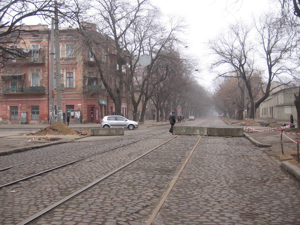 Одесса — 2007 — Реконструкция Колонтаевской улицы