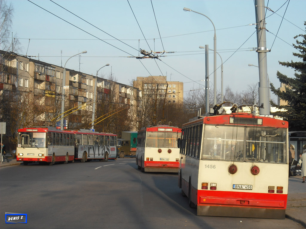 Wilno, Škoda 14Tr02/6 Nr 1456; Wilno — Loops and lines