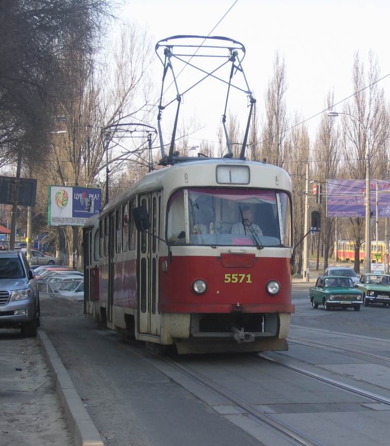 Киев, Tatra T3SU № 5571