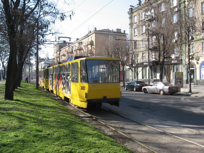 Днепр, Tatra-Yug T6B5 № 3002