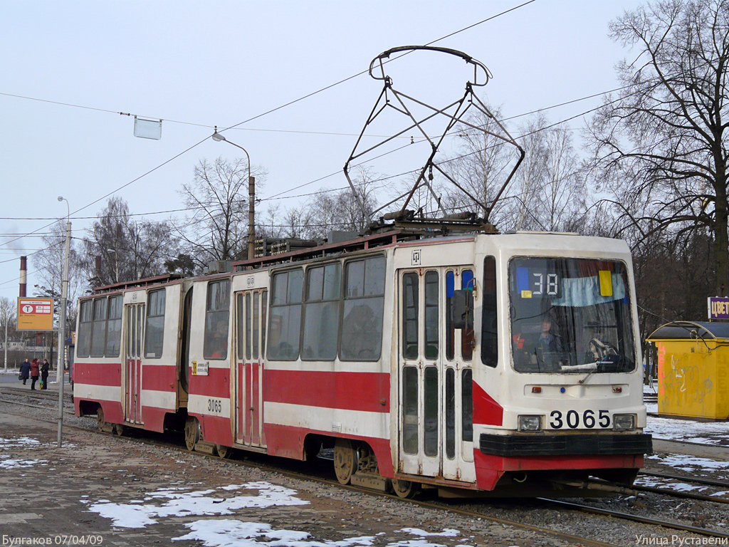 Санкт-Петербург, ЛВС-86К-М № 3065 Санкт-Петербург, ЛВС-86К-М № 3065
