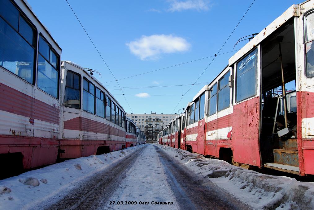 Sankt Peterburgas — Joint tramway-trolleybus depot