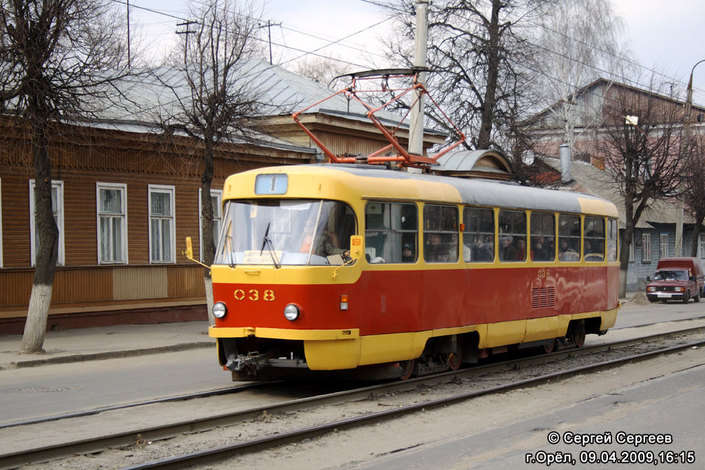 Oryol, Tatra T3SU № 038