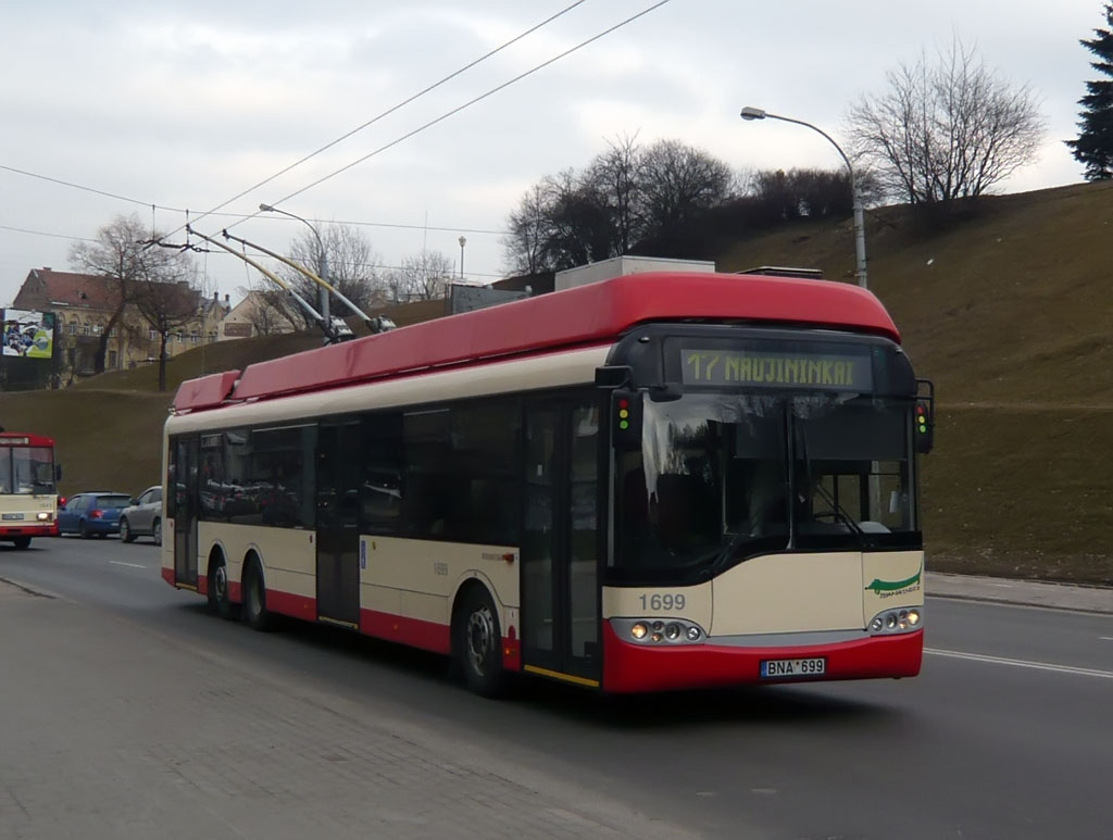 Вильнюс, Solaris Trollino II 15 AC № 1699