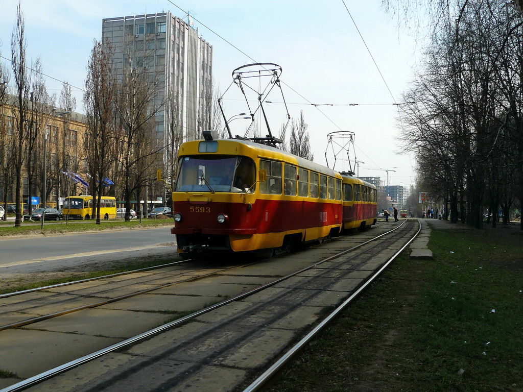Киев, Tatra T3SU № 5593