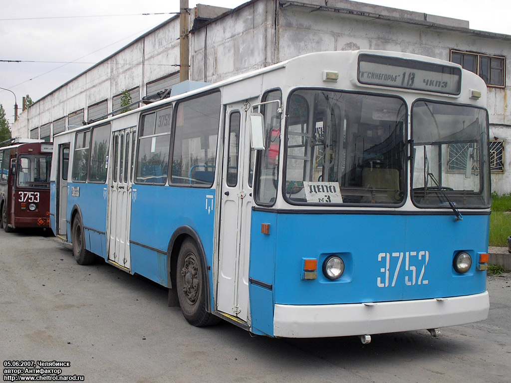 Челябинск, ЗиУ-682В-012 [В0А] № 3752