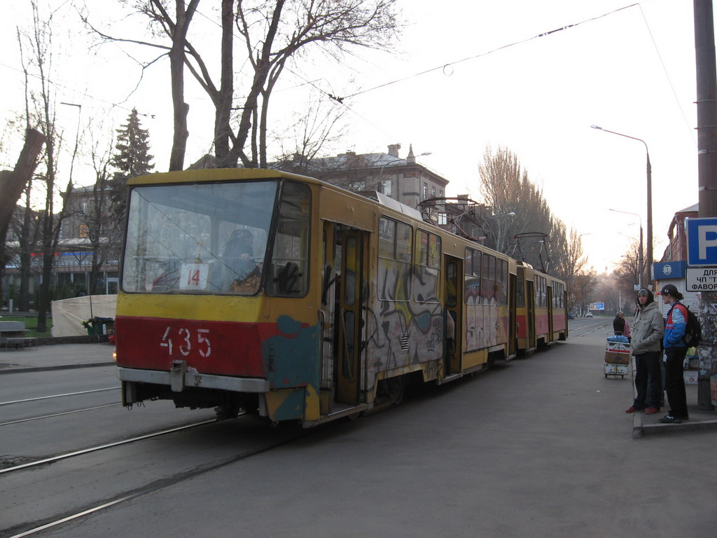 Запорожье, Tatra T6B5SU № 435