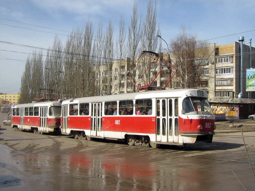 Самара, Tatra T3SU № 882