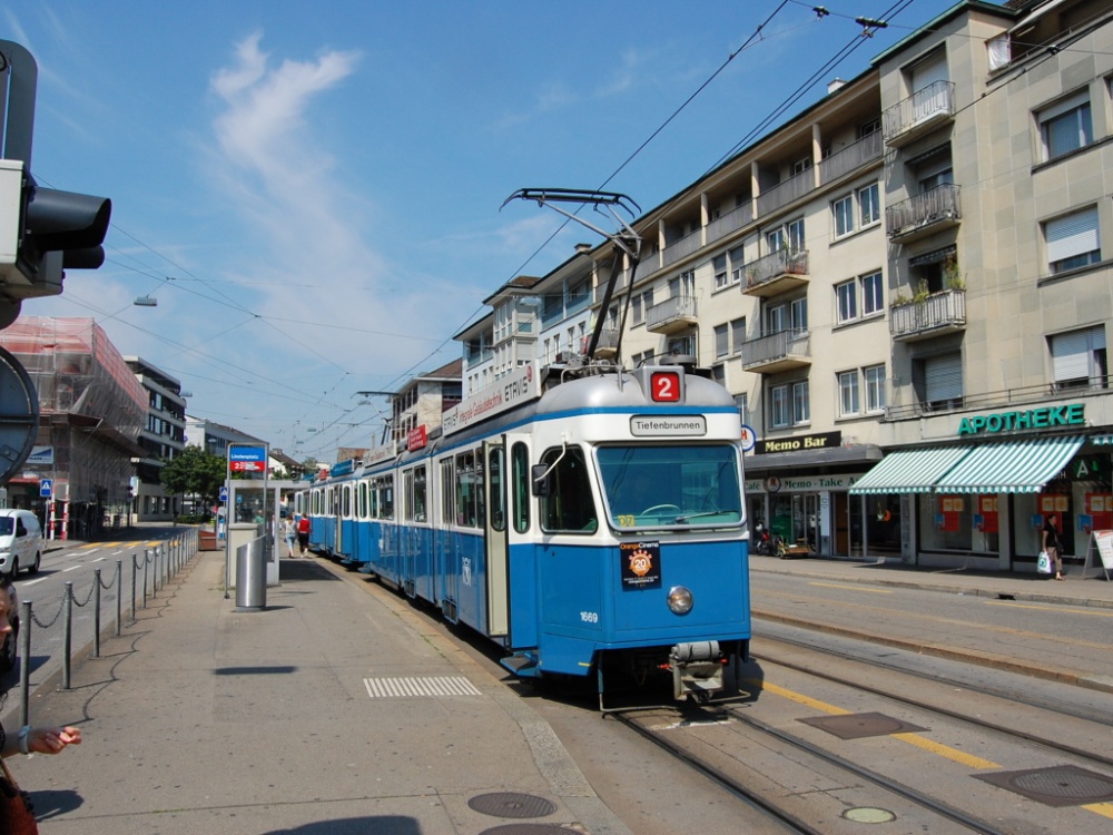 Цюрих, SWS/SIG/BBC Be 4/6 "Mirage" № 1669