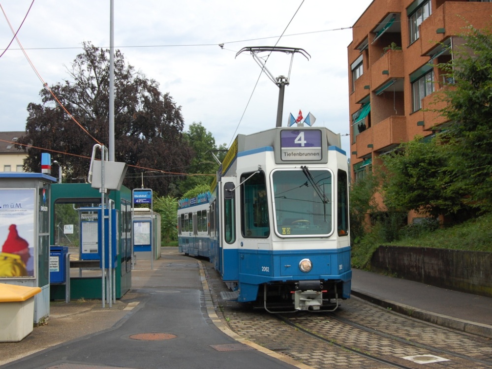 Цюрих, SWP/SIG/BBC Be 4/6 "Tram 2000" № 2062