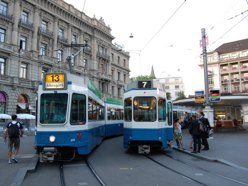 Цюрих, SWS/SWP/BBC Be 4/6 "Tram 2000" № 2004