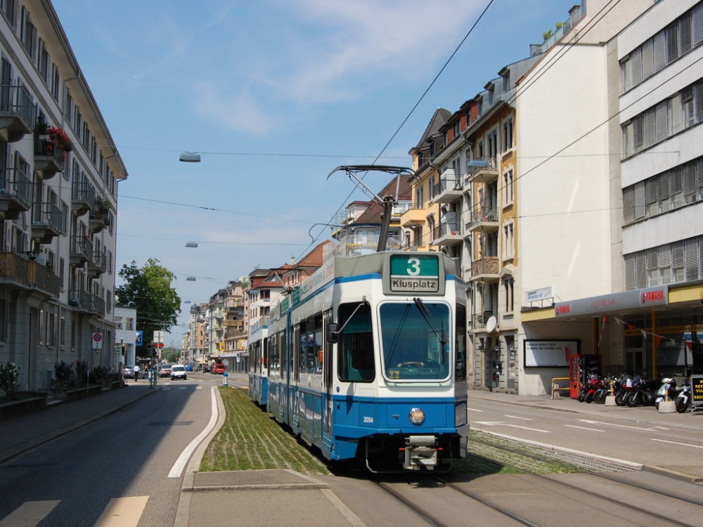 Цюрих, SWP/SIG/BBC Be 4/6 "Tram 2000" № 2054