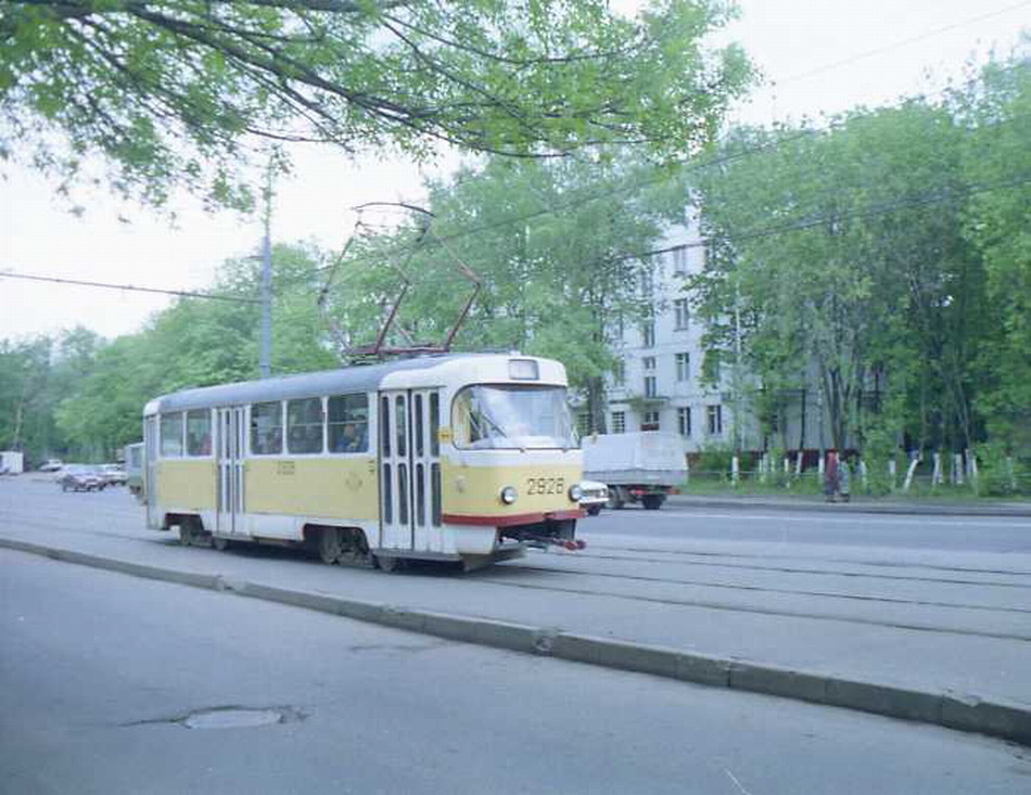 Москва, Tatra T3SU № 2928 Москва, Tatra T3SU № 2928