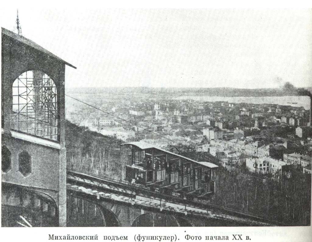 Киев — Исторические фотографии; Киев — Фуникулёр