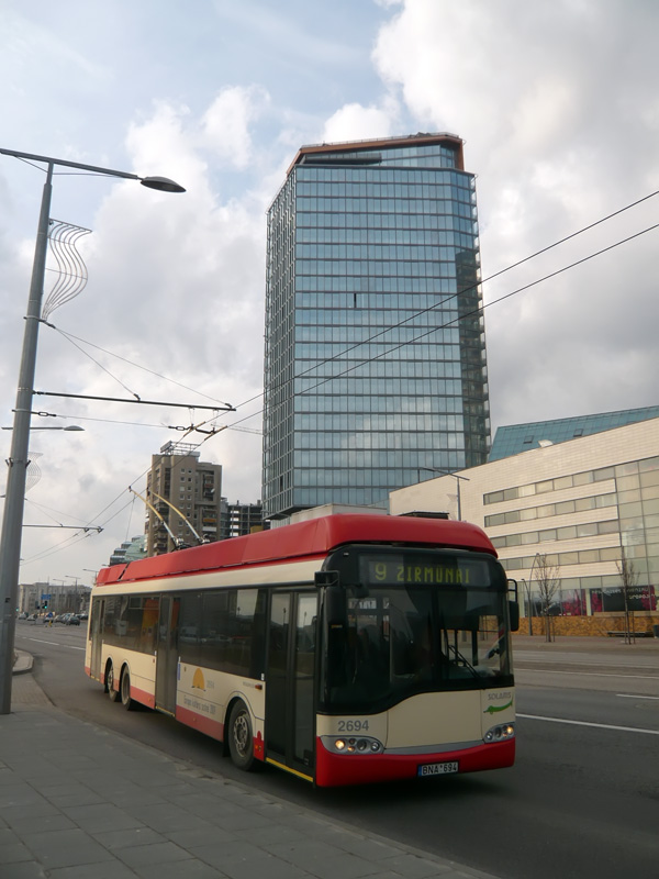 Вильнюс, Solaris Trollino II 15 AC № 2694