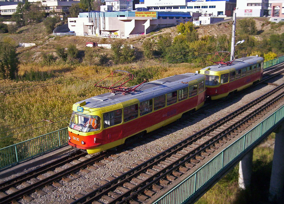 Волгоград, Tatra T3SU № 5830; Волгоград, Tatra T3SU № 5831