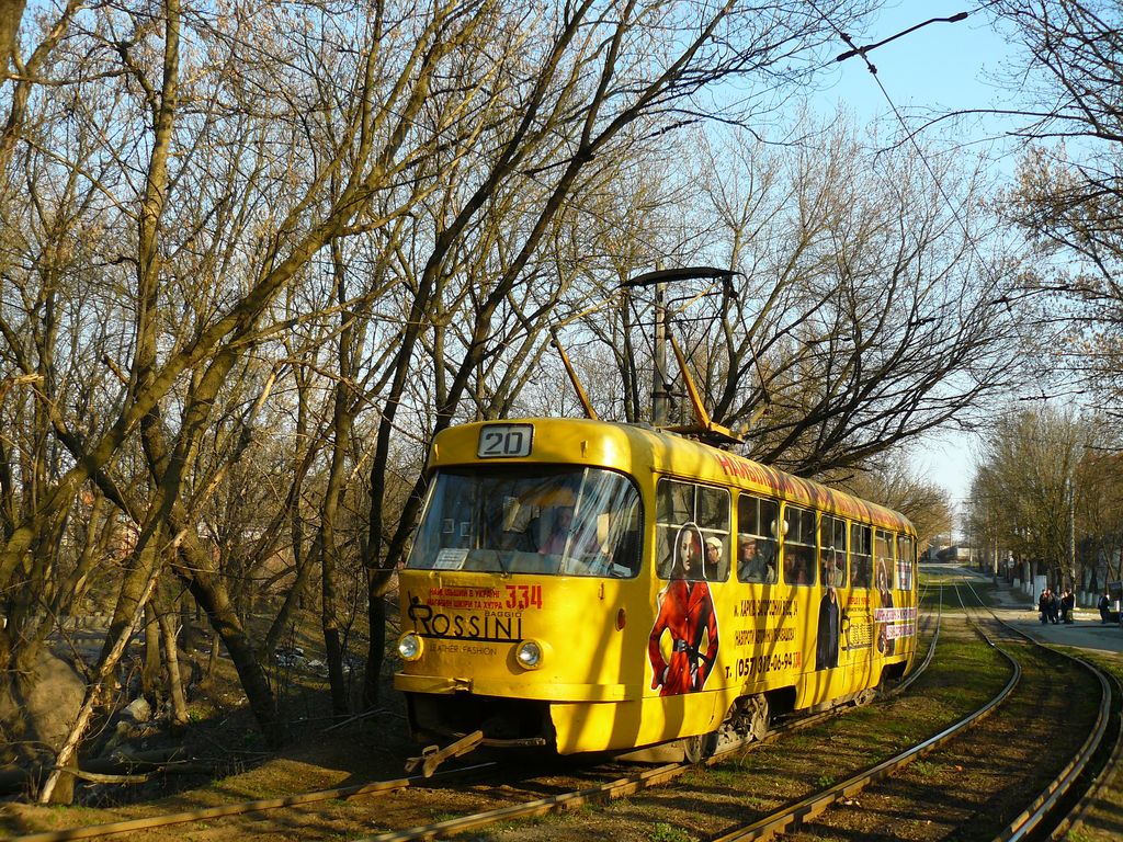 Харьков, Tatra T3SU № 334