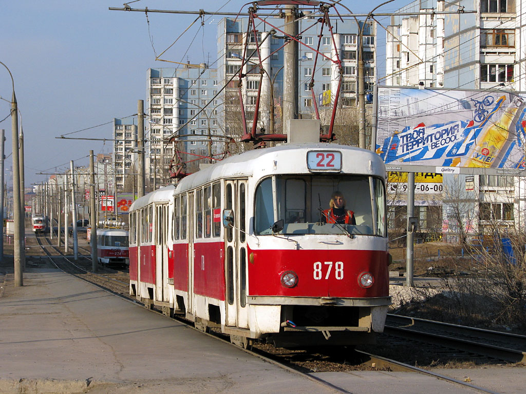 Самара, Tatra T3SU № 878