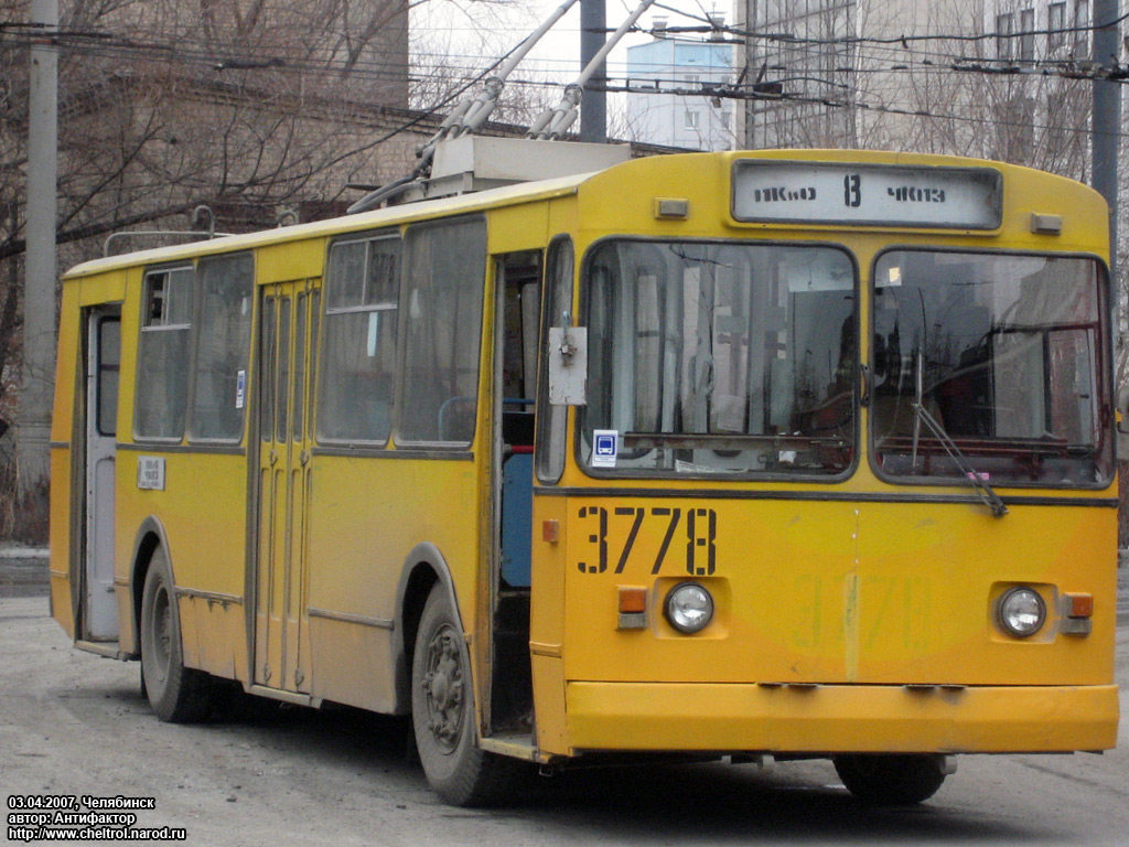 Челябинск, ЗиУ-682В-012 [В0А] № 3778
