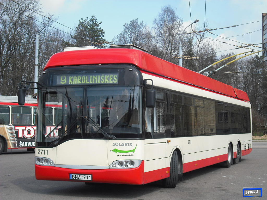 Вильнюс, Solaris Trollino II 15 AC № 2711