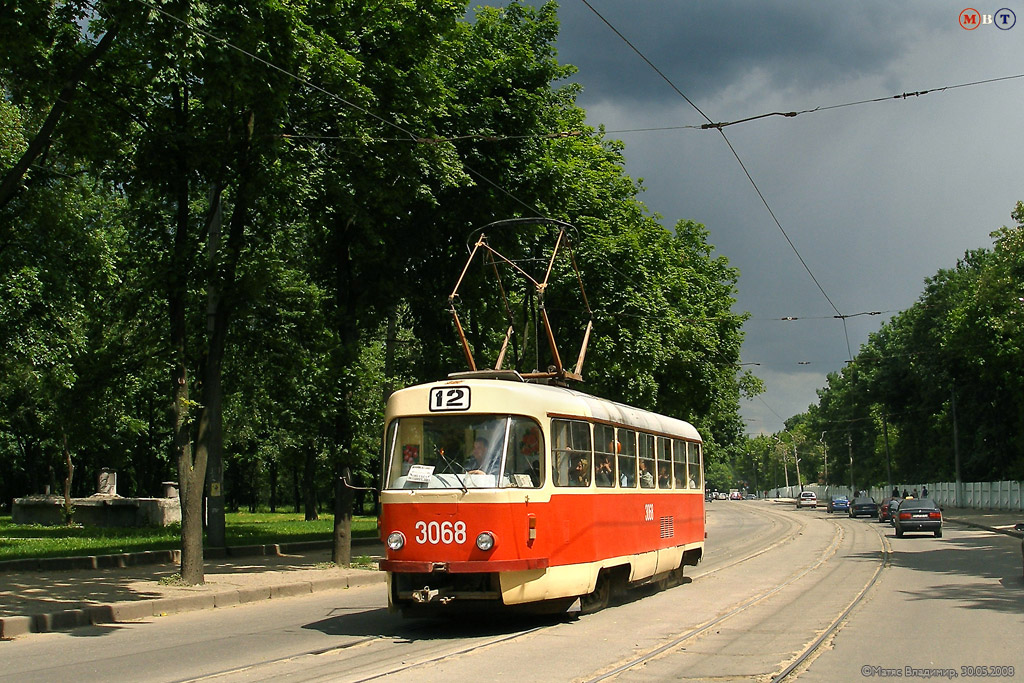 Харьков, Tatra T3SU № 3068