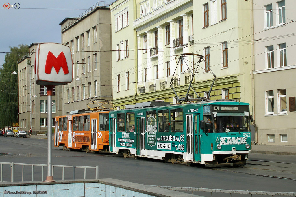 Харьков, Tatra T6B5SU № 4520