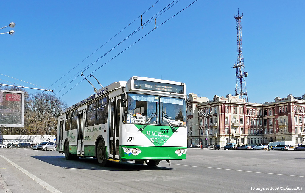 Ростов-на-Дону, ЗиУ-682Г-016.02 (с широкой 1-й дверью) № 321