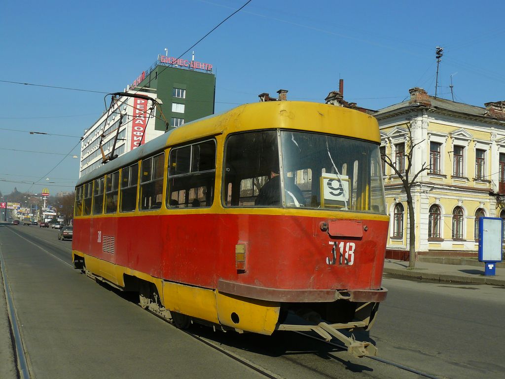 Харьков, Tatra T3SU № 318