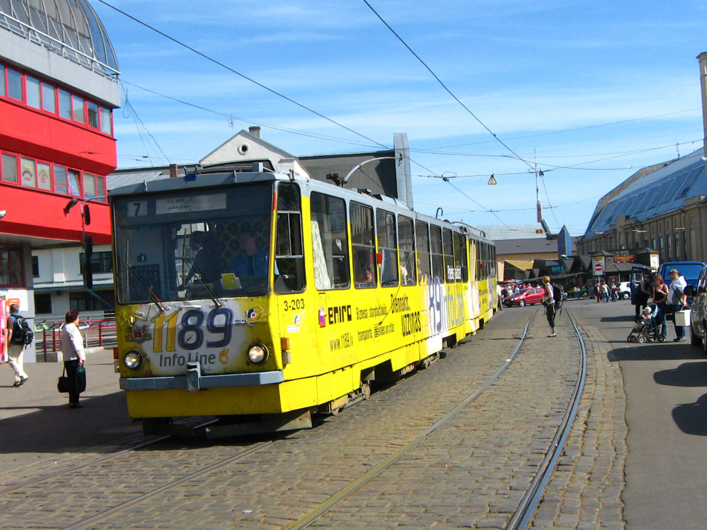 Рига, Tatra T6B5SU № 3-203