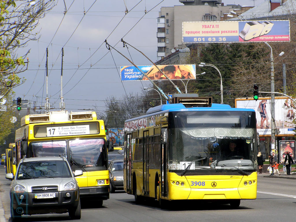 Kyjev, LAZ E183D1 č. 3908
