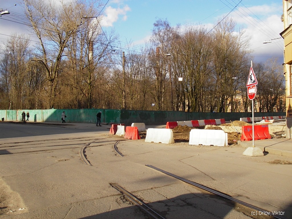 Sankt Petersburg — Track repairs