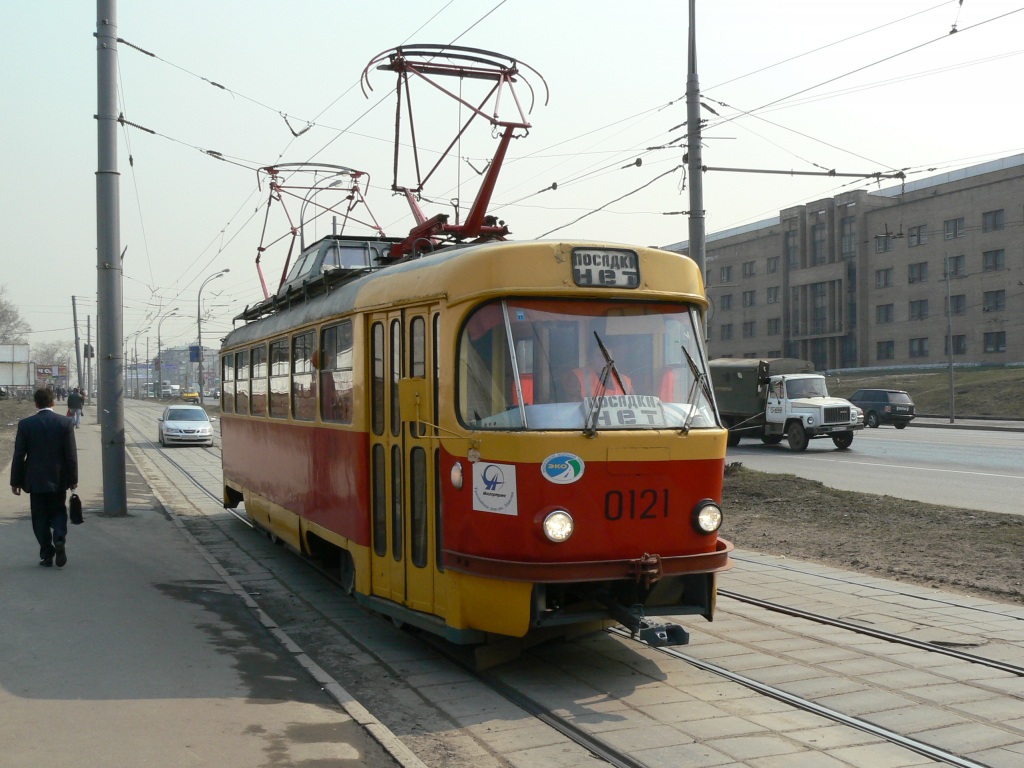 Moscow, Tatra T3SU (2-door) № 0121