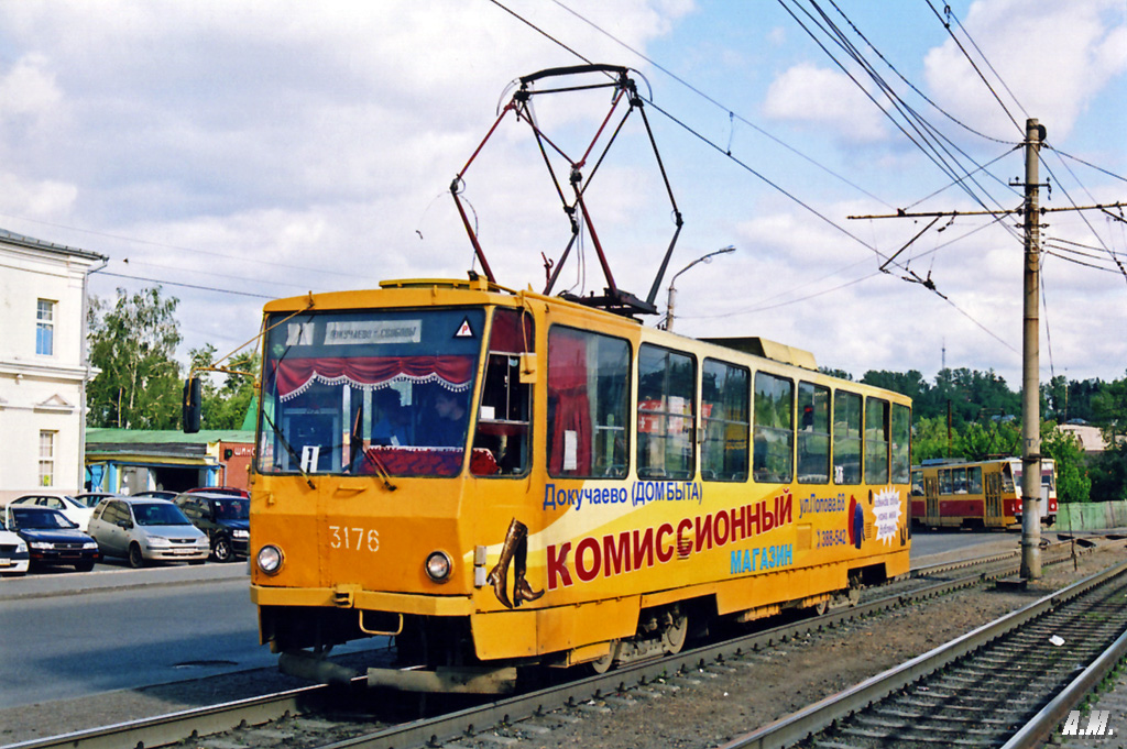 Барнаул, Tatra T6B5SU № 3176